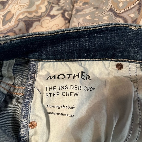 Mother Denim The Insider Crop Step Chew NWT - Picture 12 of 16